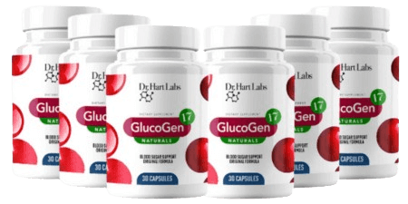GlucoGen17 blood sugar Support - 6 bottles -image