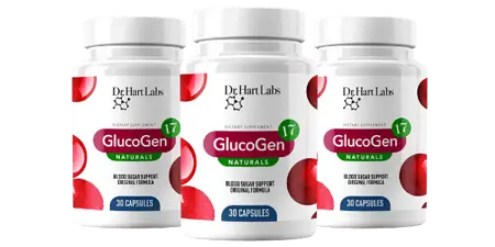 GlucoGen17 blood sugar support supplement – 3 bottle pack for natural glucose balance